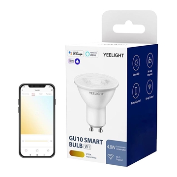 Yeelight GU10 Smart LED-pære W1 - WiFi - Dæmpbar