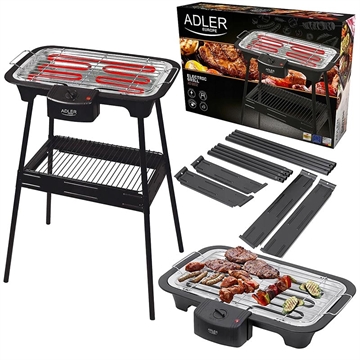 Adler AD 6602 Elektrisk grill med aftageligt varmelegeme