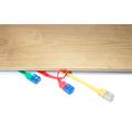 Goobay RJ45 U/UTP CAT 6 Flad Netværkskabel - 0.5m - Hvid