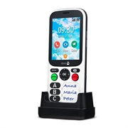 Doro 780X - 4G, Bluetooth, 1600mAh - Sort / Hvid