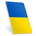 iPad 10.2 2019/2020/2021 TPU Cover Ukrainsk Flag - Gul og lyseblå