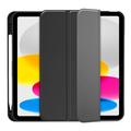 iPad (2022) Tech-Protect SmartCase Pen Tri-Fold Folio Cover - Sort