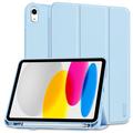 iPad (2022) Tech-Protect SmartCase Pen Tri-Fold Folio Cover (Open Box - Bulk Tilfredsstillelse) - Sky Blå