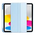 iPad (2022) Tech-Protect SmartCase Pen Tri-Fold Folio Cover - Sky Blå