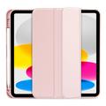 iPad (2022) Tech-Protect SmartCase Pen Tri-Fold Folio Cover - Pink