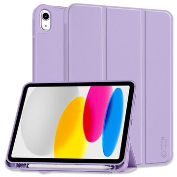 iPad (2022) Tech-Protect SmartCase Pen Tri-Fold Folio Cover - Violet