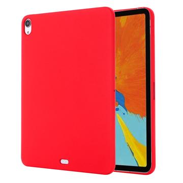 iPad Air 11 (2024)/Air 2020/2022 Liquid Silikone Cover med Strop - Rød