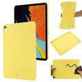 iPad Air 11 (2024)/Air 2020/2022 Liquid Silikone Cover med Strop - Gul