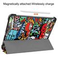 iPad Air 13 (2024) Tri-Fold Series Smart Folio Cover - Graffiti