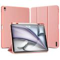 iPad Air 13 (2024) Dux Ducis Domo Tri-Fold Smart Folio Cover - Pink