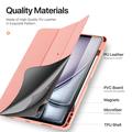 iPad Air 13 (2024) Dux Ducis Domo Tri-Fold Smart Folio Cover - Pink