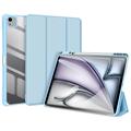 iPad Air 13 (2024) Dux Ducis Toby Tri-Fold Smart Folio Cover - Babyblå