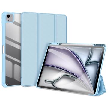 iPad Air 13 (2024) Dux Ducis Toby Tri-Fold Smart Folio Cover - Babyblå