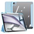 iPad Air 13 (2024) Dux Ducis Toby Tri-Fold Smart Folio Cover - Babyblå