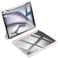 iPad Air 13 (2024) Dux Ducis Toby Tri-Fold Smart Folio Cover - Lysepink