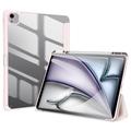 iPad Air 13 (2024) Dux Ducis Toby Tri-Fold Smart Folio Cover - Lysepink