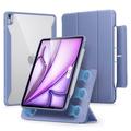 iPad Air 13 (2024) ESR Rebound Hybrid Tri-Fold Folio Cover - Lavendel