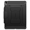 iPad Air 13 (2024) Spigen Rugged Armor Pro Folio Cover - Sort