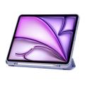 iPad Air 13 (2024) Tech-Protect SmartCase Pen Tri-Fold Folio Cover - Violet