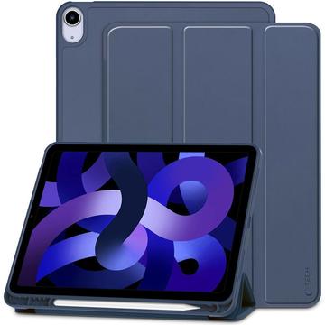 iPad Air 2020/2022/2024 Tech-Protect SmartCase Pen Tri-Fold Folio Cover - mørkeblå