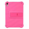 iPad Mini (2021) silikoneetui med kickstand - hot pink