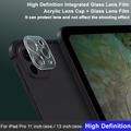 iPad Pro 11 (2024), iPad Pro 13 (2024) Imak 2-i-1 HD Kamera Linse Hærdet Glas