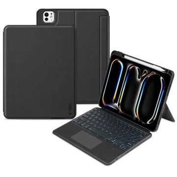 iPad Pro 11 (2024) Tech-Protect SmartCase Mag Pen Bluetooth-tastaturetui - sort