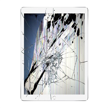 iPad Pro 12.9 Skærm Reparation - LCD/Touchskærm - Hvid