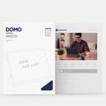 iPad Pro 13 (2024) Dux Ducis Domo Tri-Fold Smart Folio Cover - Blå