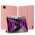 iPad Pro 13 (2024) Dux Ducis Domo Tri-Fold Smart Folio Cover - Pink