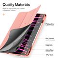 iPad Pro 13 (2024) Dux Ducis Domo Tri-Fold Smart Folio Cover - Pink