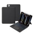 iPad Pro 13 (2024) Tech-Protect SmartCase Mag Pen Bluetooth-tastaturetui - Sort