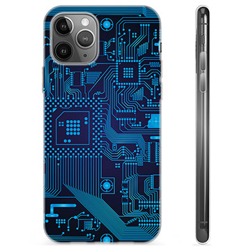 iPhone 11 Pro Max TPU Cover - Kredsløbsplade