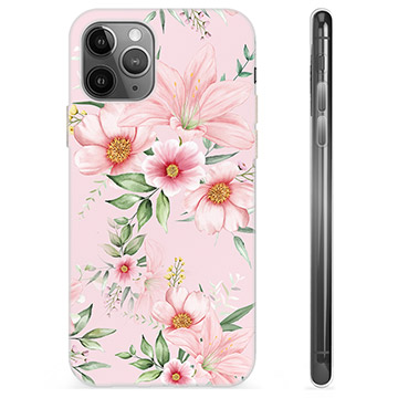 iPhone 11 Pro Max TPU Cover - Vandfarveblomster