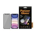 iPhone 11/XR PanzerGlass Case Friendly CamSlider Privacy Skærmbeskyttelse Hærdet Glas - sort kant