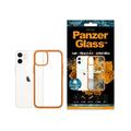 iPhone 12 Mini PanzerGlass ClearCase Antibakteriel Cover - Orange / Klar