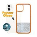 iPhone 12 Mini PanzerGlass ClearCase Antibakteriel Cover - Orange / Klar