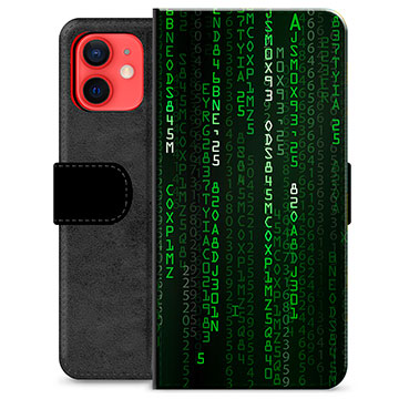 iPhone 12 mini Premium Flip Cover med Pung - Krypteret