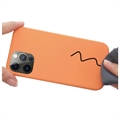 iPhone 12/12 Pro Liquid Silikone Cover - MagSafe Kompatibel - Orange