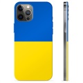 iPhone 12 Pro Max TPU Cover Ukrainsk Flag - Gul og lyseblå