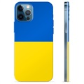 iPhone 12 Pro TPU Cover Ukrainsk Flag - Gul og lyseblå