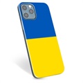 iPhone 12 Pro TPU Cover Ukrainsk Flag - Gul og lyseblå