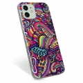 iPhone 12 TPU Cover - Abstrakte Blomster