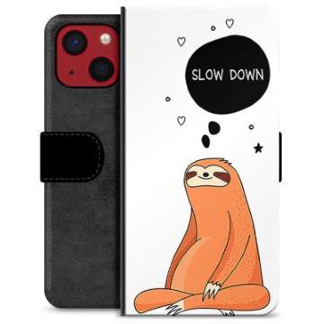 iPhone 13 Mini Premium Flip Cover med Pung - Slow Down