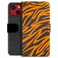iPhone 13 Mini Premium Flip Cover med Pung - Tiger