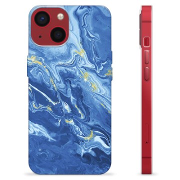 iPhone 13 Mini TPU Cover - Farverig Marmor