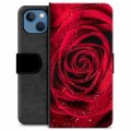 iPhone 13 Premium Flip Cover med Pung - Rose