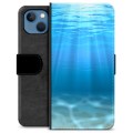 iPhone 13 Premium Flip Cover med Pung - Hav