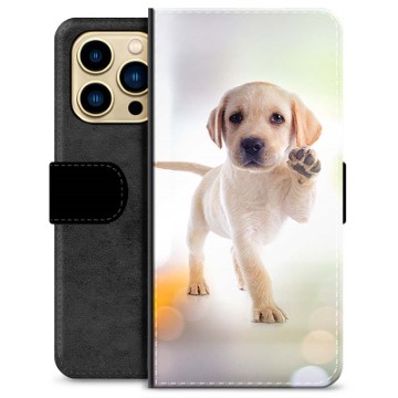 iPhone 13 Pro Max Premium Flip Cover med Pung - Hund