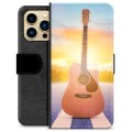 iPhone 13 Pro Max Premium Flip Cover med Pung - Guitar